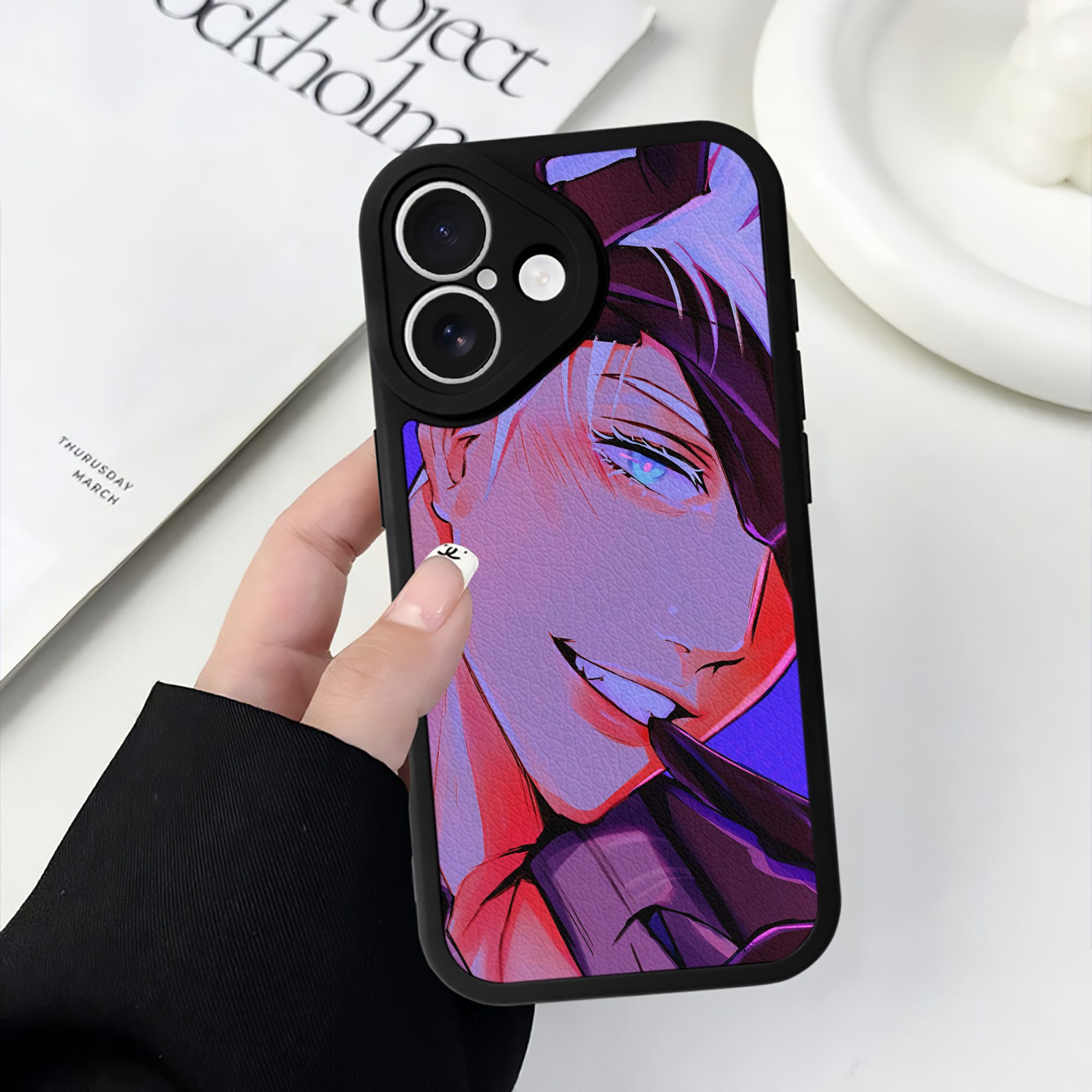 （画像用） SPY×FAMILY间谍家家酒 【iPhone 16シリーズ対応】シリコンスマホケース（レザー調） 材質：シリコン